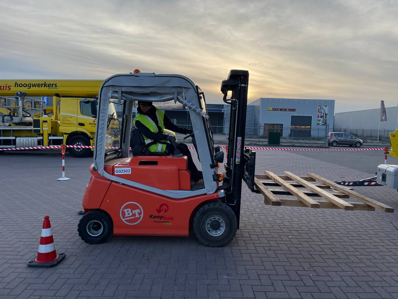 Heftruck training - Kamphuis hoogwerkers