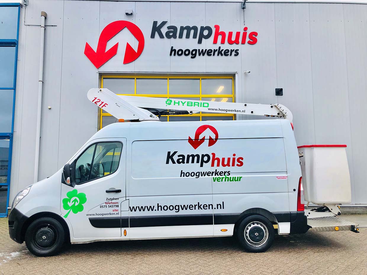 Hybride autohoogwerker 12 meter LK121 en LK122 - Kamphuis Hoogwerkers