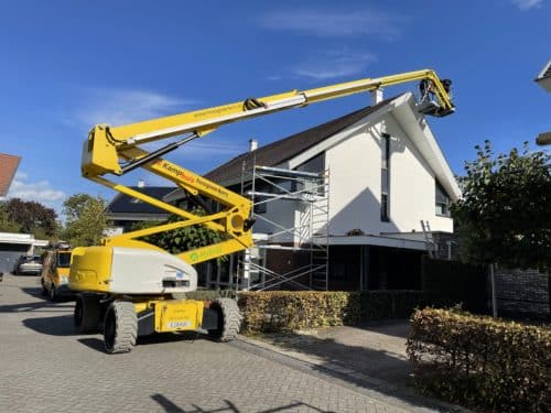 Knik-telescoop 28 meter - Kamphuis hoogwerkers