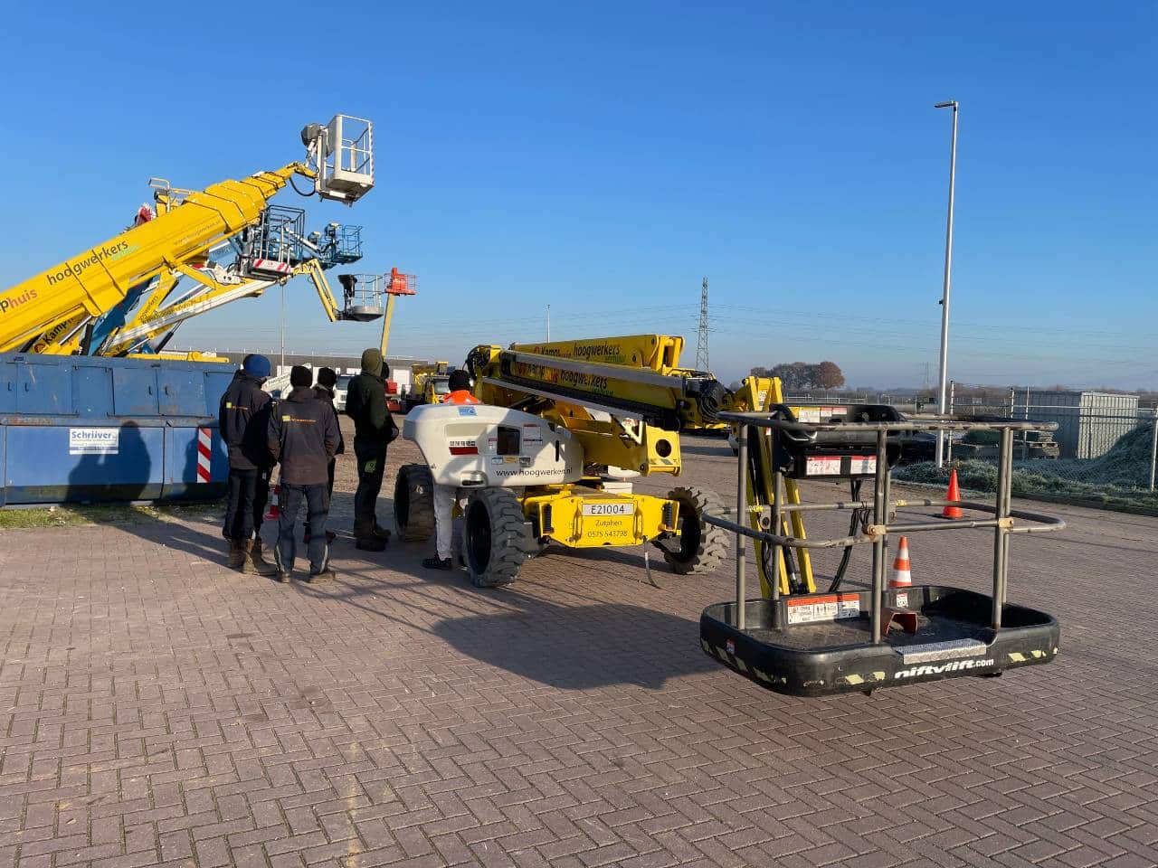 IPAF hoogwerkertrainingsdag uitleg- Kamphuis hoogwerkers