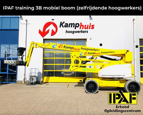 IPAF training 3B mobiel boom zelfrijdende hoogwerkers - Kamphuis hoogwerkers